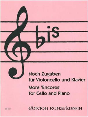 Bis : Noch Zugaben - Cello Werner Thomas-Mifune Partition Violoncelle
