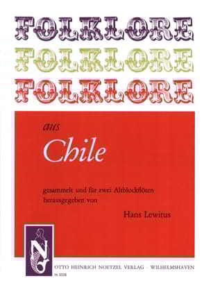 Folklore aus Chile - 2 Altblockflöten - Traditionnels - Partition