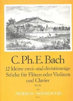 12 Kleine Stücke, Wq 81 Carl Philipp Emanuel Bach Partition Trios