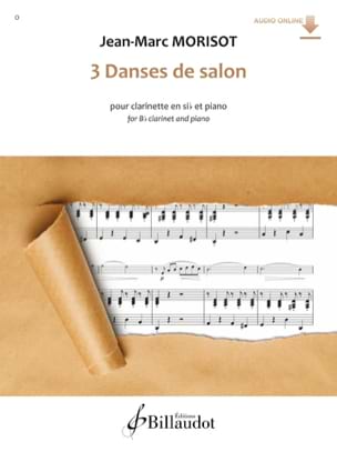 3 Danses de salon Jean-Marc Morisot Partition Clarinette