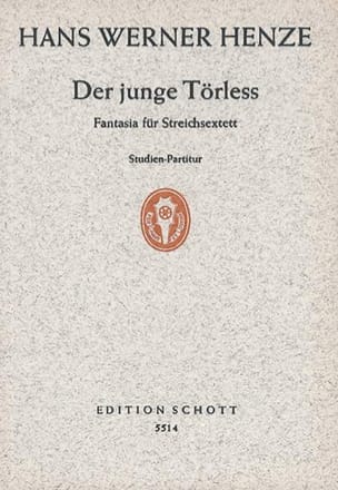 Der Junge Törless - Streichsextett - Hans Werner Henze - Partition