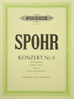 Concerto Violon n° 8 la mineur op. 47 SPOHR Partition Violon