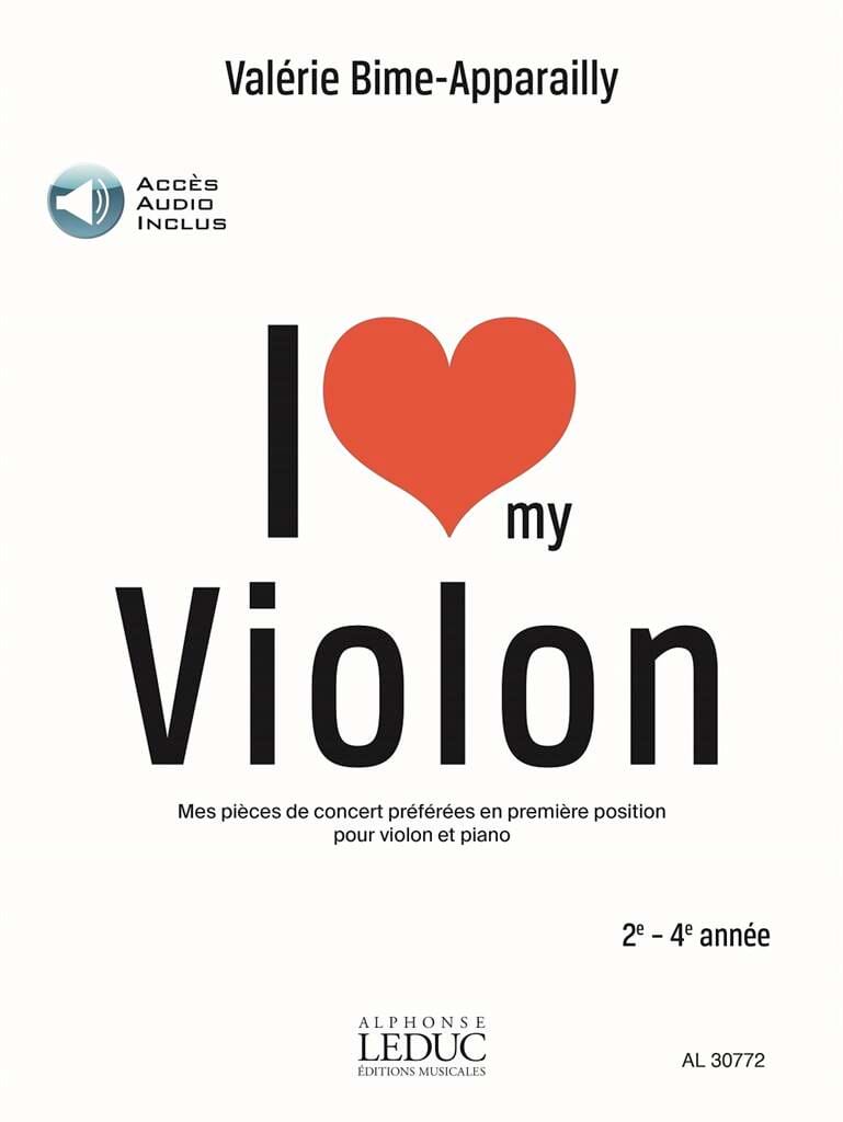 I Love my Violon Valérie Bime-Apparailly Partition Violon