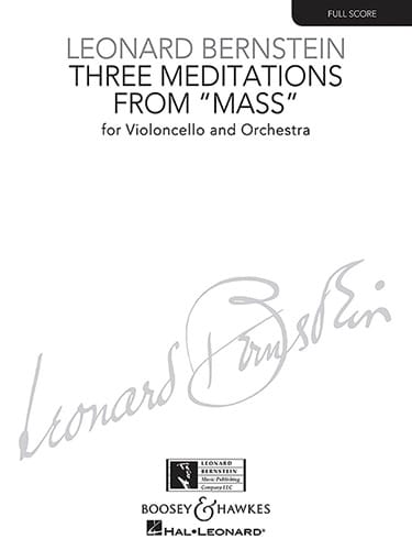 3 Meditations - BERNSTEIN - Partition - Grand format