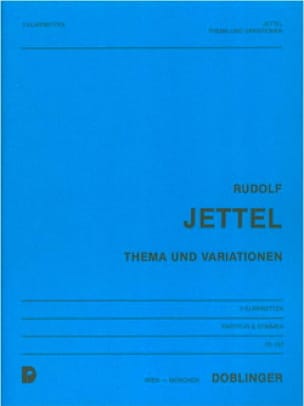 Thema und Variationen - Partitur + Stimmen - Rudolf Jettel - Partition