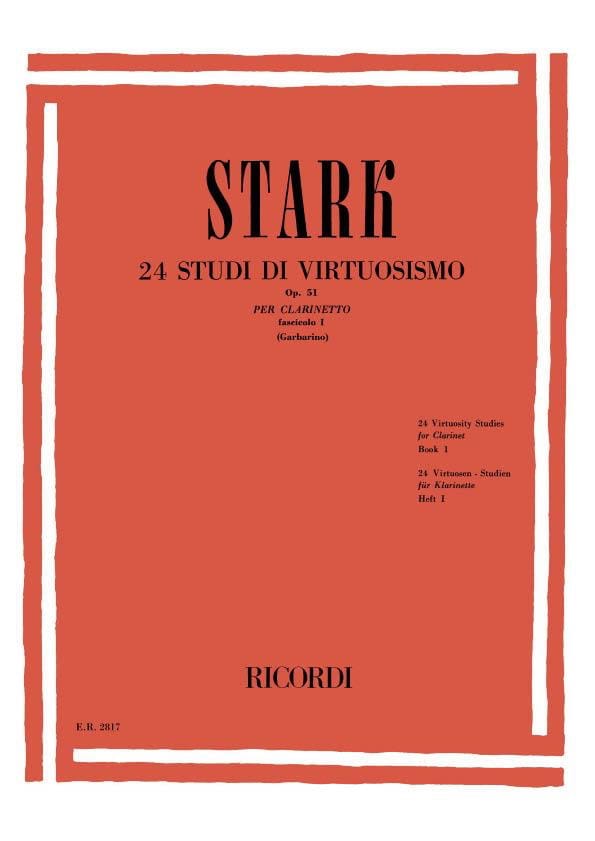 24 Studi Di Virtuosismo Op. 51 - Volume 1 - Robert Stark - Partition