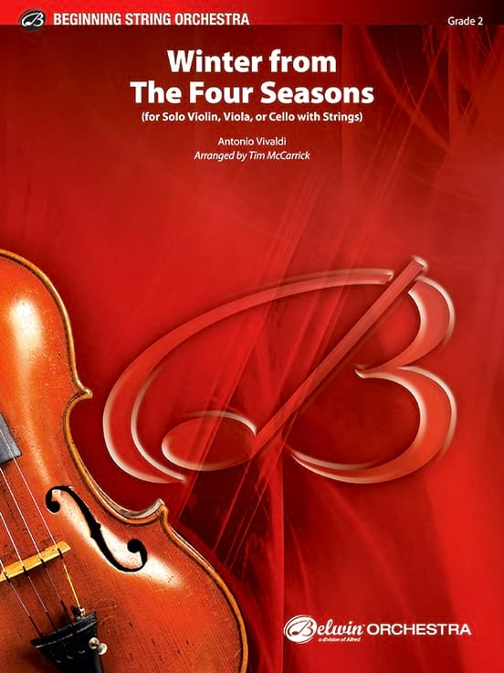 Winter from The Four Seasons VIVALDI Partition