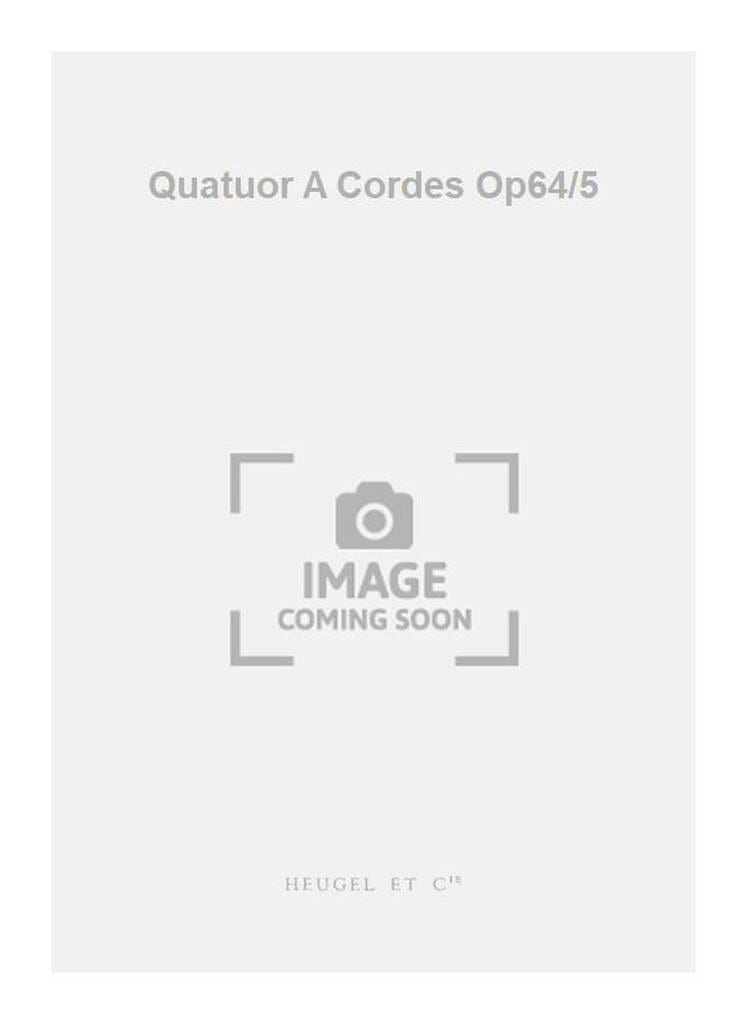 Quatuor à cordes op. 64 n° 5 ré majeur - Conducteur - HAYDN