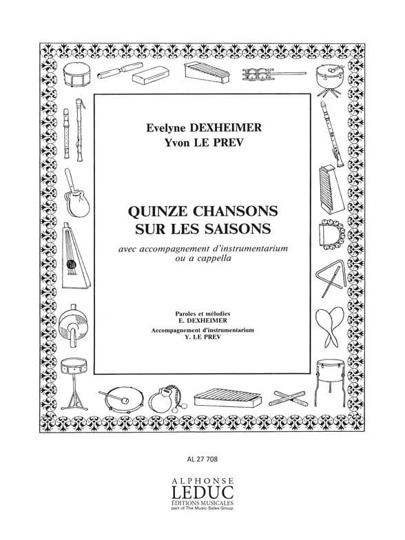 15 Chansons Sur Les Saisons - Le Prev/dexheimer - Partition