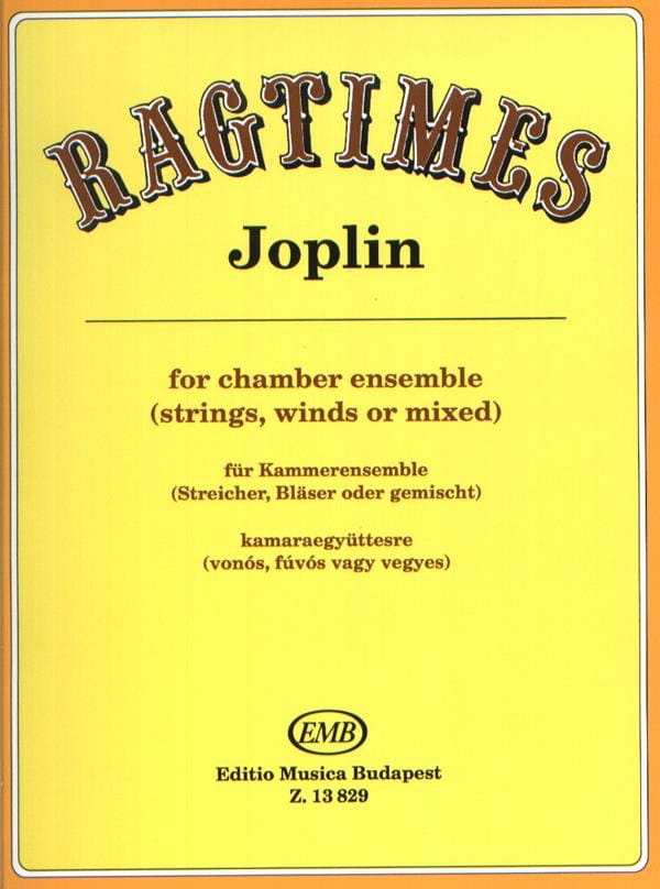 Ragtimes JOPLIN Partition