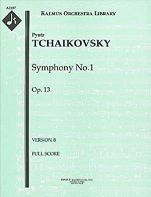 Symphony No 1 In G Minor, Op. 13 TCHAIKOVSKY Partition Grand format