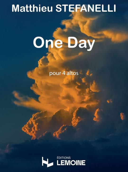 One Day Matthieu Stefanelli Partition Alto