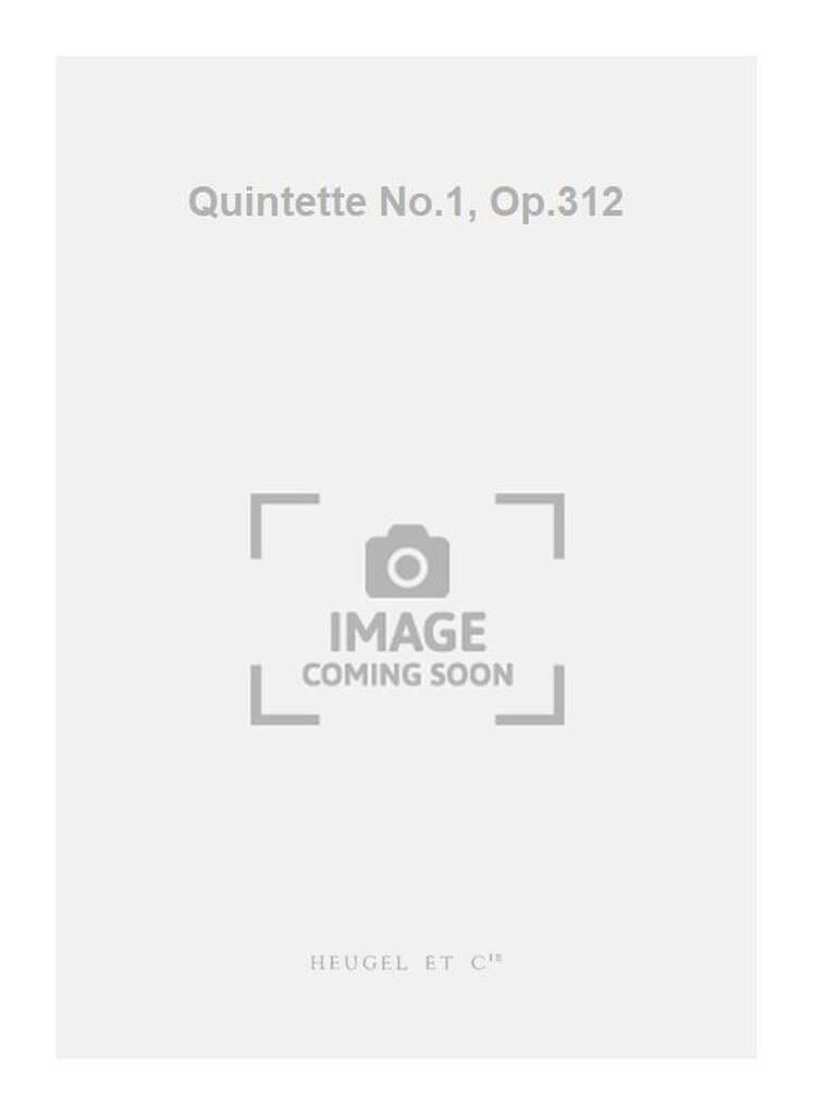 Quintette n° 1 - Parties - MILHAUD - Partition - Quintettes
