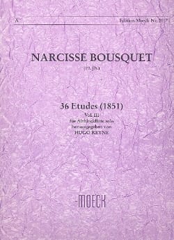 36 Etudes 1851 - Volume 3 Narcisse Bousquet Partition Flûte à bec