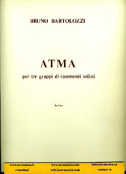 Atma - Partitura Bruno Bartolozzi Partition Grand format