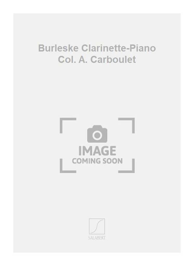Burleske Kurt Schwaen Partition Clarinette