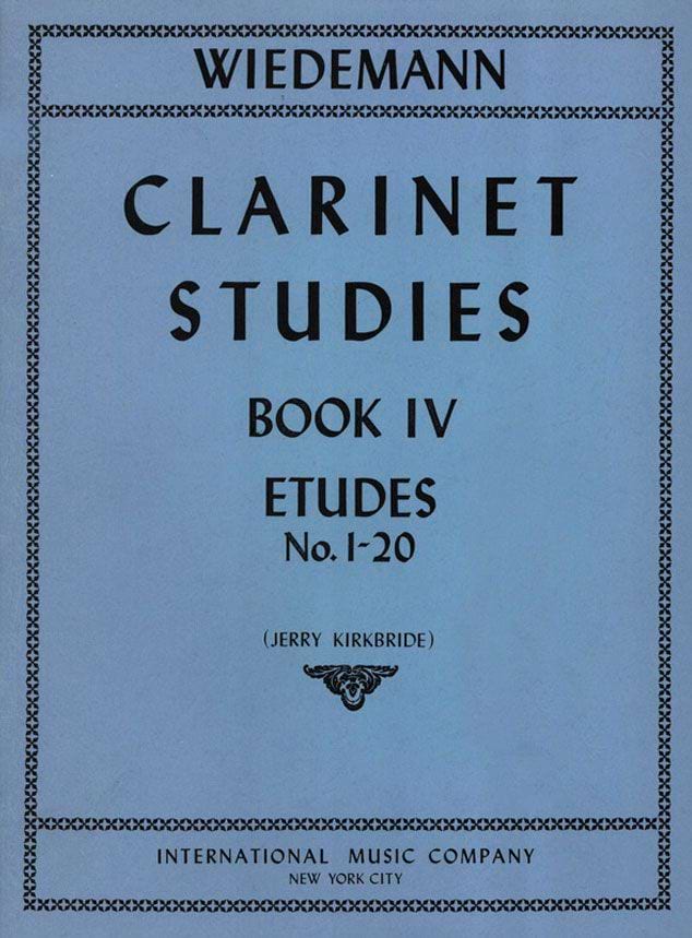 Clarinet Studies - Volume 4 Ludwig Wiedemann Partition Clarinette