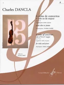 6e Solo Concerto en Do Majeur Op. 77 n° 2 DANCLA Partition Alto
