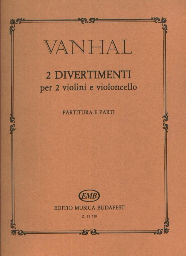 2 Divertimenti per 2 violini e violoncello - score & parts