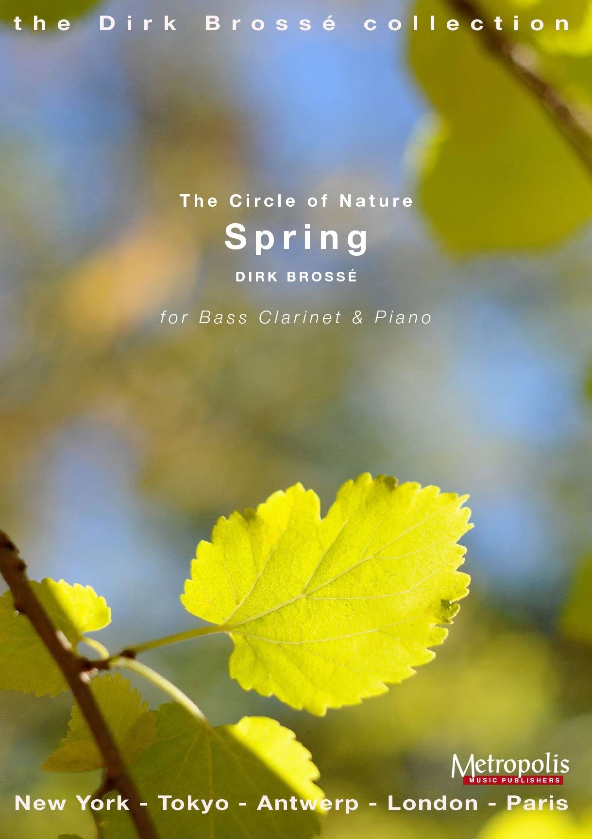 Spring for Bass Clarinet and Piano Dirk Brossé Partition