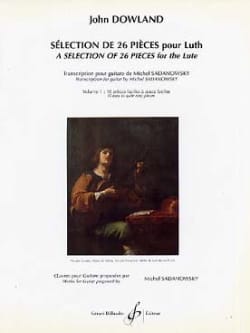 Sélection de 26 pièces pour luth - Volume 1 DOWLAND Partition Guitare