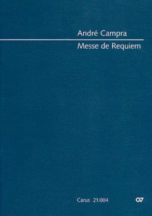 Messe de Requiem 1695 CAMPRA Partition Grand format