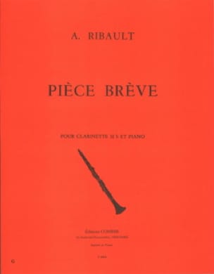 Pièce brève A. Ribault Partition Clarinette