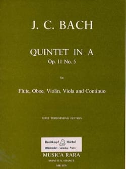 Quintet In A La M., Op. 11 N°5 - Flûte-Hautbois-Violon-Alto-B. C.