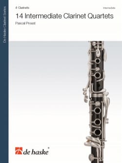 14 Intermediate Clarinet Quartets Pascal Proust Partition Clarinette