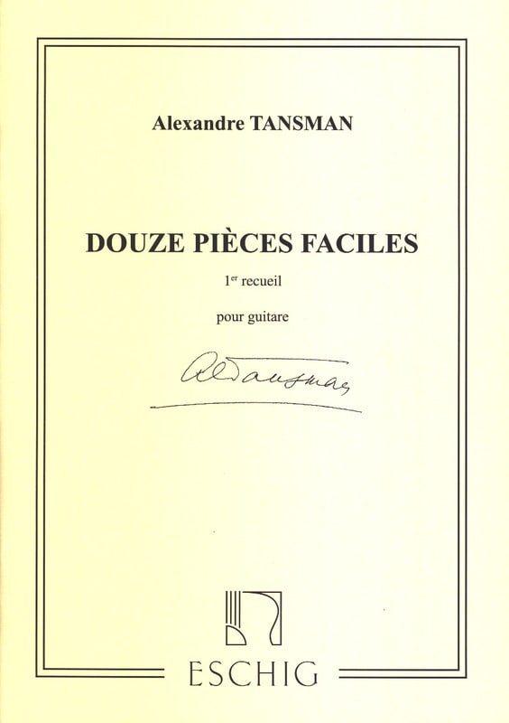 12 Pièces faciles - 1er recueil - Alexandre Tansman - Partition