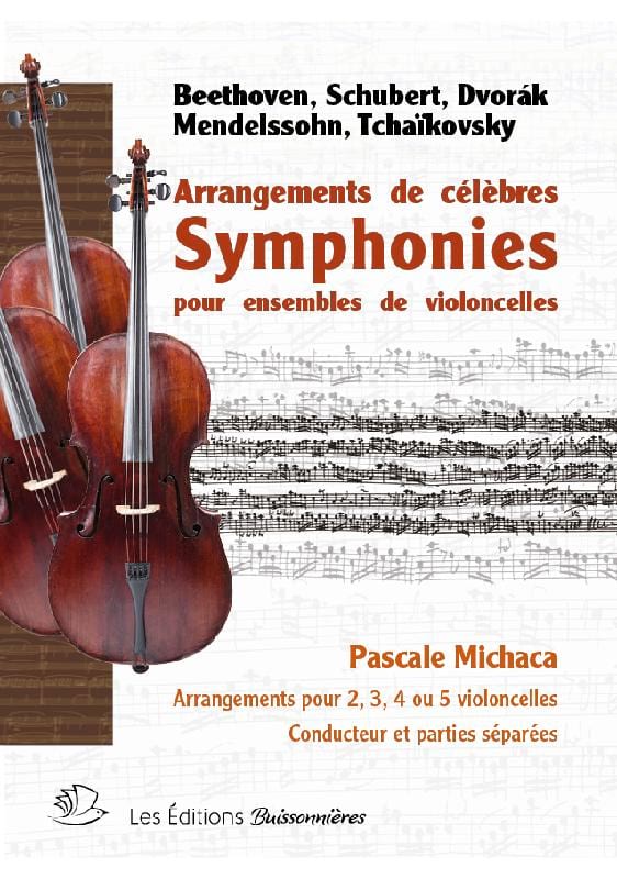 Arrangements de célèbres Symphonies Partition Violoncelle