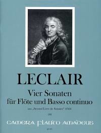 Quatre Sonates LECLAIR Partition Flûte traversière
