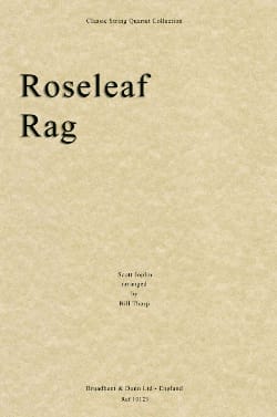 Roseleaf Rag - String quartet JOPLIN Partition Quatuors