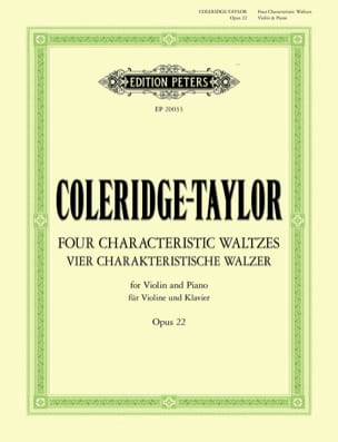 Four Characteristic Waltzes Op. 22 - Samuel Coleridge-Taylor