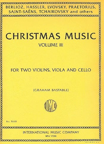 Christmas Music Volume 3 Partition Quatuors