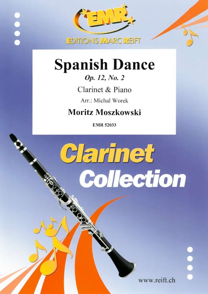 Spanish Dance Moszkowski Moritz Partition Clarinette