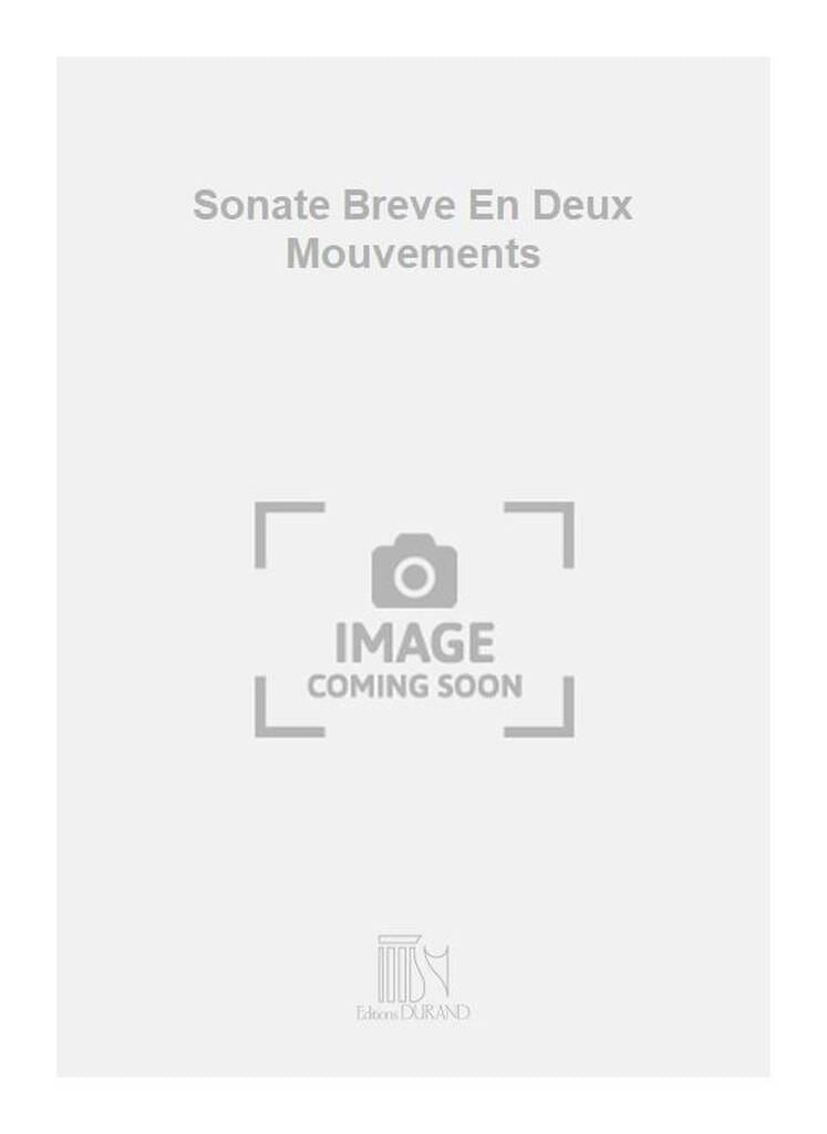 Sonate brève - Claude Pascal - Partition - Hautbois