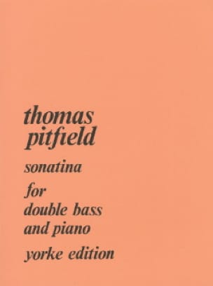 Sonatina - Contrebasse Thomas Pitfield Partition Contrebasse