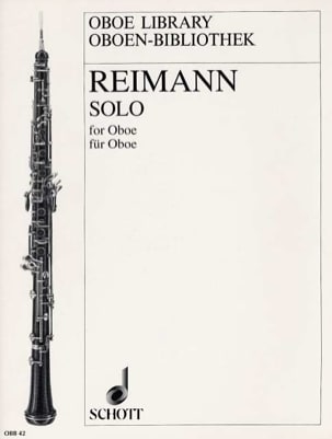 Feuillez l'ouvrage Solo for Oboe - Aribert Reimann - Partition - Hautbois