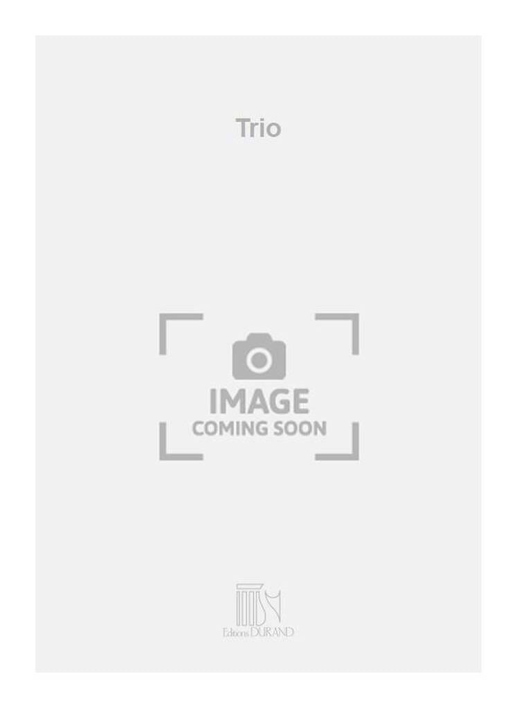 Trio en la mineur violon alto cello - Parties - Joseph-Guy Ropartz