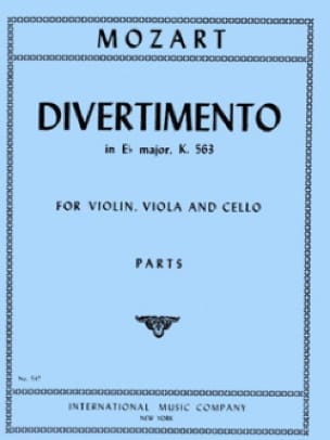 Divertimento - Trio MOZART Partition Trios