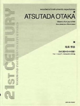 Visions d'un Jour d'Eté Atsutada Otaka Partition Flûte traversière