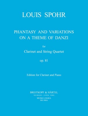 Fantaisie et Variations op. 81 SPOHR Partition Clarinette