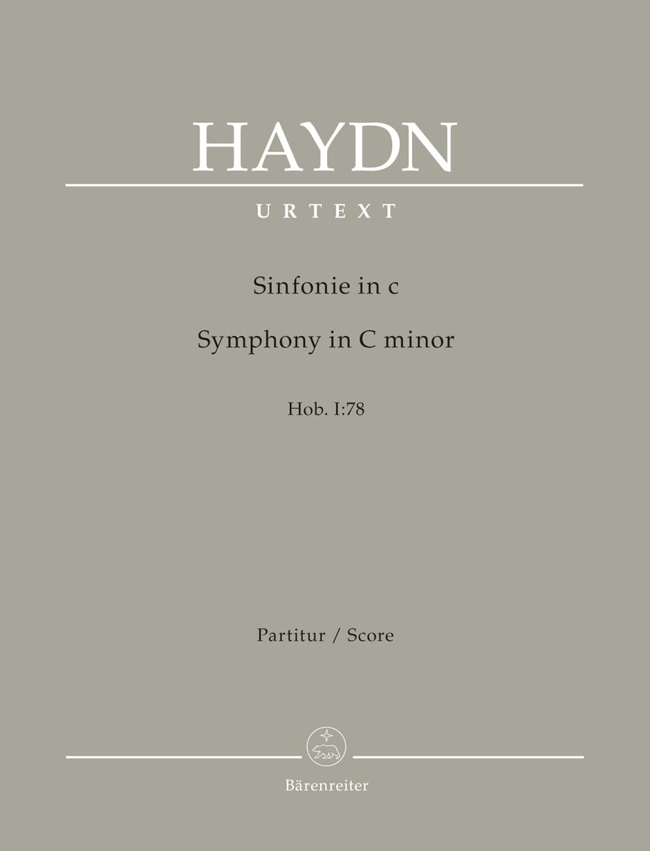 Symphonie n° 78 - Conducteur Joseph Haydn Partition Grand format