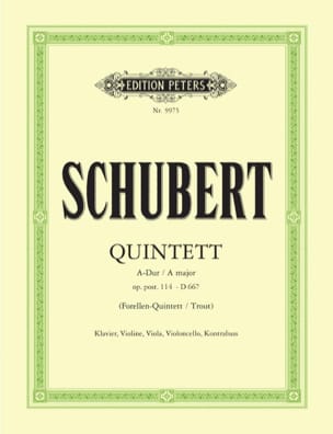 Quintett Forellen A-Dur op. post. 114 DV 667 - Stimmen - SCHUBERT