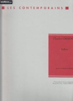 Reflets Charles Chaynes Partition Violon