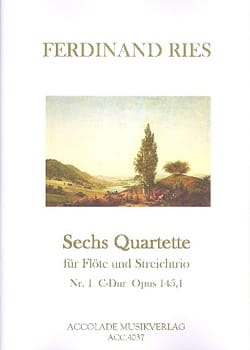 Quartett op 145 n°1 C-Dur - Partitur mit Stimmen - Ferdinand Ries