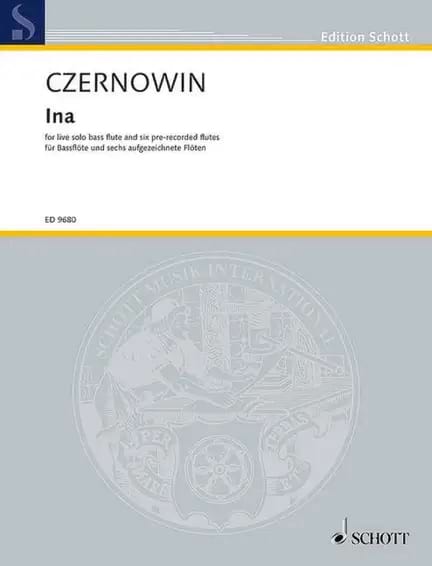 Ina Chaya Czernowin Partition Flûte traversière