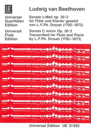 Sonate c-moll op. 30 n° 2 - Flöte Klavier - BEETHOVEN - Partition