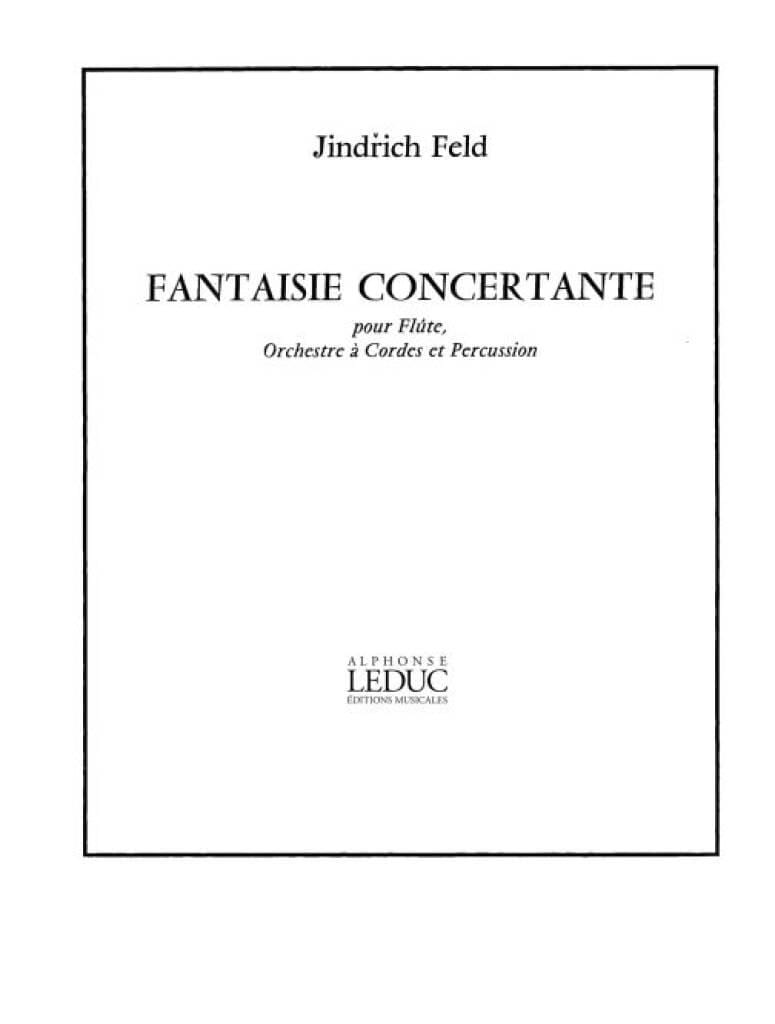 Fantaisie concertante - Flûte piano - Jindrich Feld - Partition